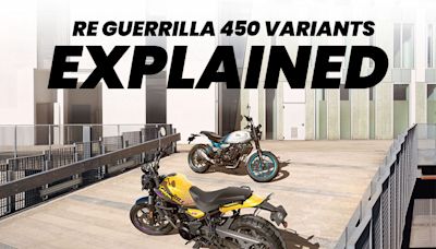 Royal Enfield Guerrilla 450 Variants Explained: Here’s What Each Of The 3 Variants Offers - ZigWheels
