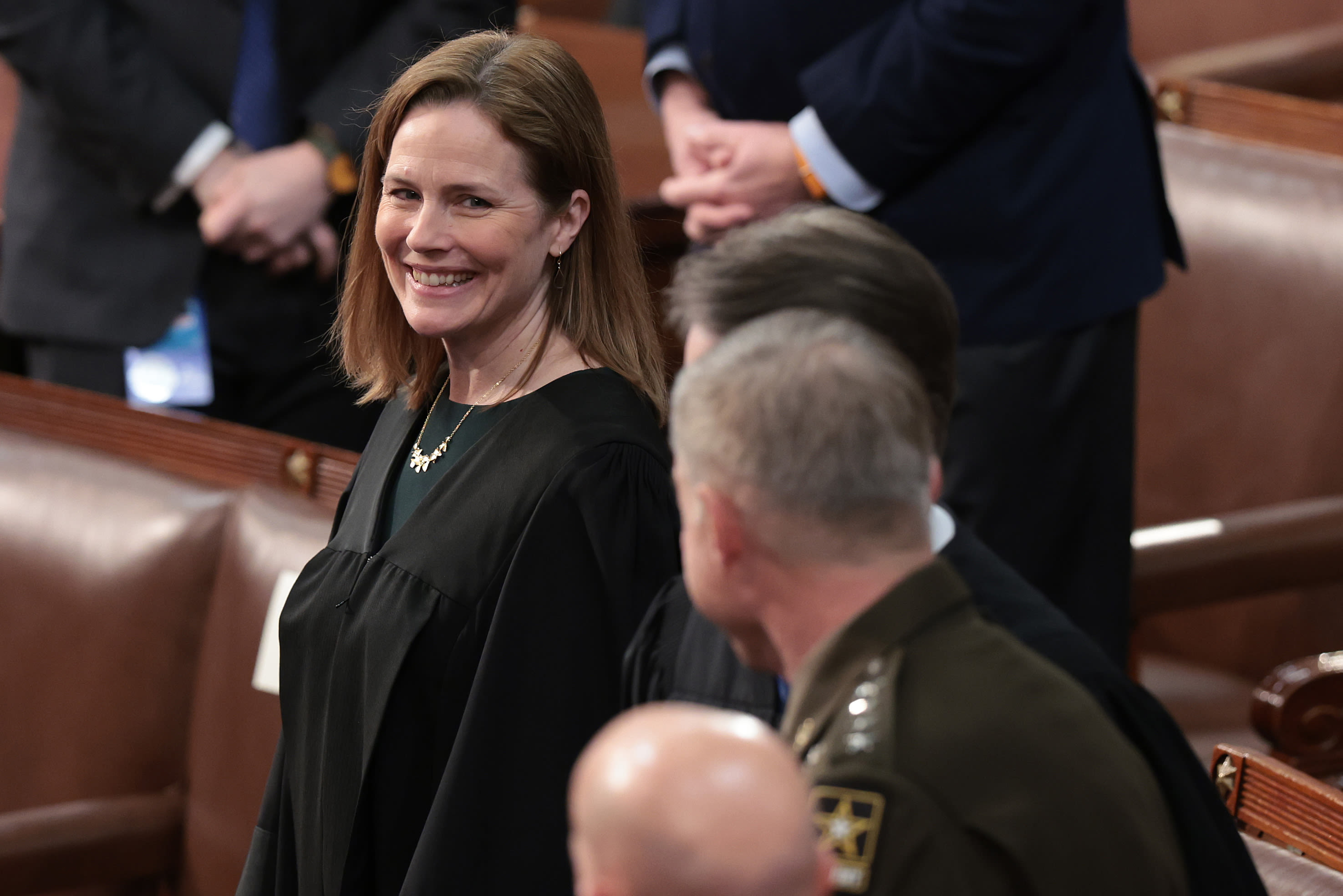 Amy Coney Barrett recalls having to wear bulletproof vest at supreme court