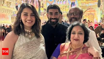 Indian cricketer Jasprit Bumrah meets Rajinikanth, shares an unseen picture from Anant Ambani's wedding | Tamil Movie News - Times of India