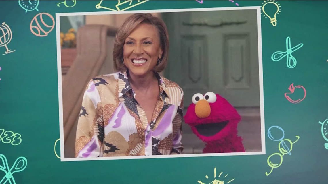 GMA's Robin Roberts talks with Elmo, Sesame Workshop about the importance of mental health awareness