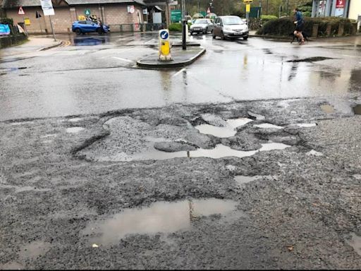 Pothole ‘badly’ fixed after it became tourist attraction on TripAdvisor