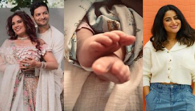 Ali Fazal-Richa Chadha share FIRST PIC of baby girl; Aishwarya Sharma, Archana Puran Singh, Gauahar Khan and more extend love