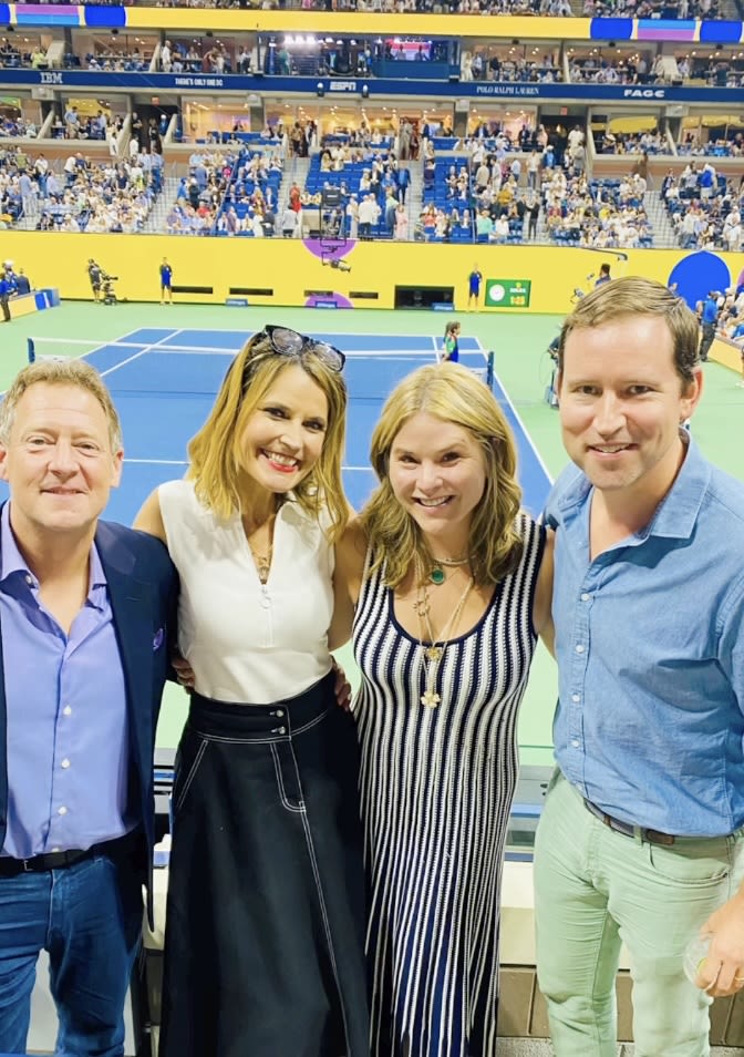 Jenna Bush Hager and Savannah Guthrie Enjoy Double Date Night With Their Husbands at U.S. Open