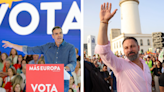 Sánchez y Abascal coinciden a escasos metros en sus mítines en Málaga por las elecciones europeas