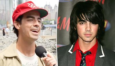 Joe Jonas pokes fun at his former flat-ironed hairstyle, dubs it his least favorite