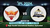 IPL 2024, SRH vs GT Live Score: Sunrisers Hyderabad set to take on Gujarat Titans