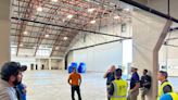 Hangar at Salina Airport using innovative technology for new fire suppression system