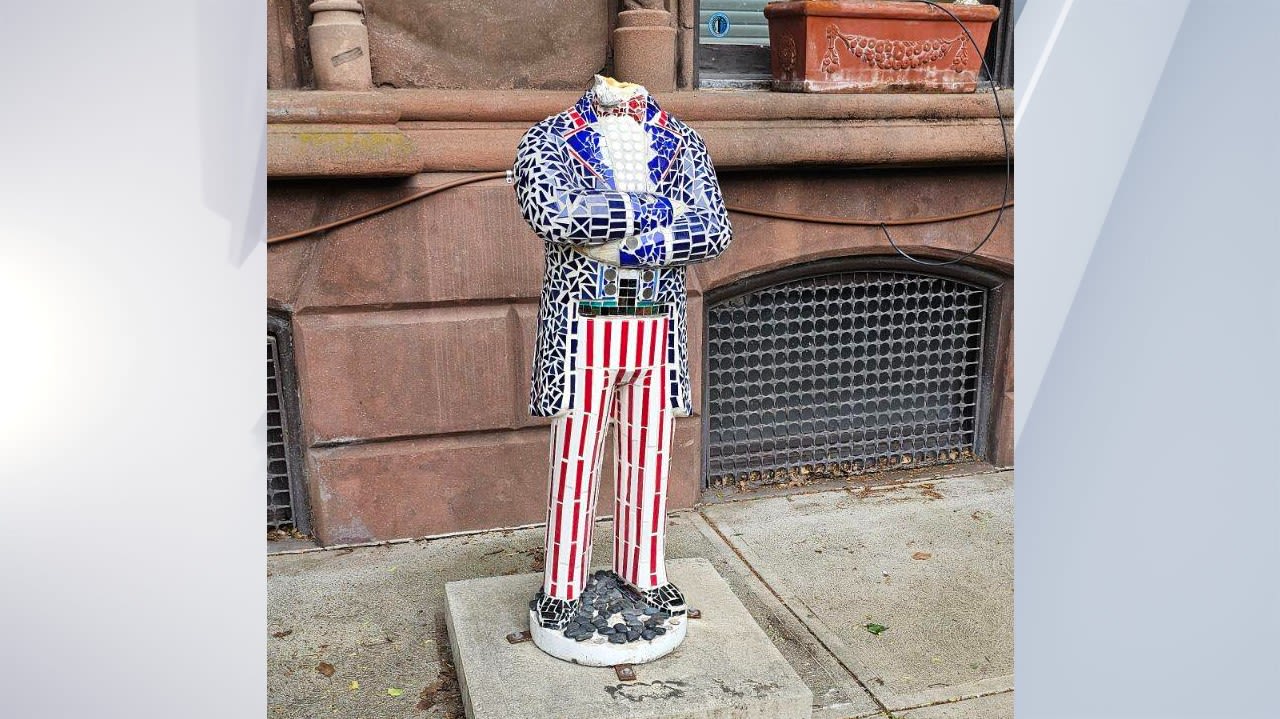 Police: Uncle Sam statue in Troy beheaded