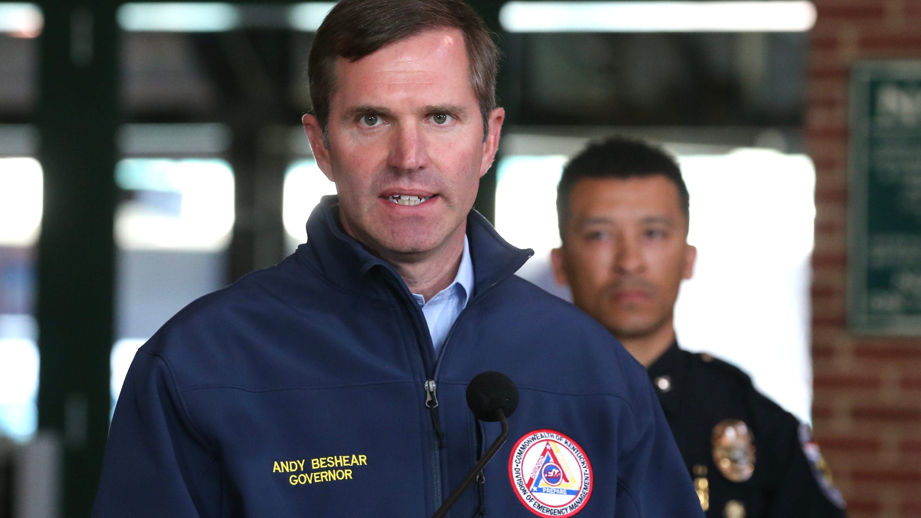Andy Beshear, one of Kamala Harris' potential VP picks, makes campaign stop in pivotal swing state