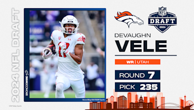 Broncos signing WR Devaughn Vele to 4-year rookie contract