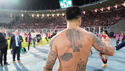 El tremendo festejo de Enzo Pérez mostrando el escudo de River y el "otra vez" viral