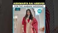 Aishwarya Rai Bachchan Looks Beautiful As She Arrives For The Ambani Wedding