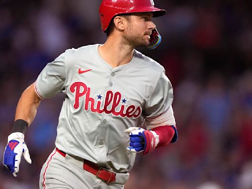 Trea Turner homers twice, Michael Mercado gets first MLB win as Phillies hold off Cubs