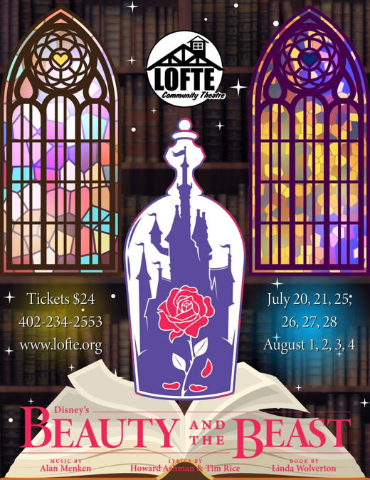 Disney's Beauty and the Beast in Omaha at Lofte Community Theatre 2024