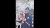 Chihuahua and postal worker capture the attention of millions with their daily routine