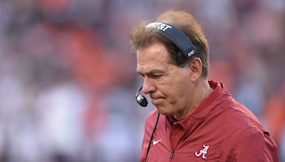 Cameras Catch Nick Saban's Reaction to Alabama's Struggles vs. South Florida