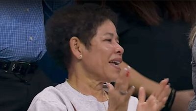 Simone Biles Mom Beams as She Soars to 1st Place During 2024 Gymnastics Olympic Trials