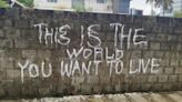 Anonymous graffiti defacing public property are leaving Kochi authorities perplexed