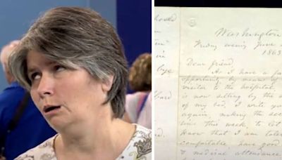 Antiques Roadshow guest’s eyes roll at ‘wild’ value of Walt Whitman letter