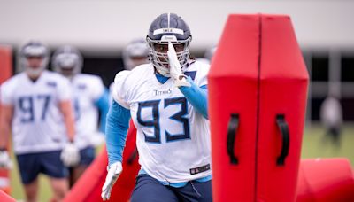 NFL reporter has hilarious response when seeing Titans DT T'Vondre Sweat