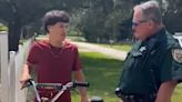 Video: Fla. deputies surprise, cheer up teen with new bike delivery