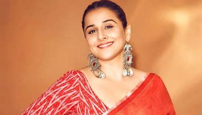 Vidya Balan reveals minimalist approach to wardrobe; says, “I have 25 sarees”