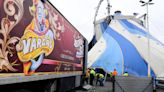 Circus Vargas assembles big top tent at Ventura County Fairgrounds