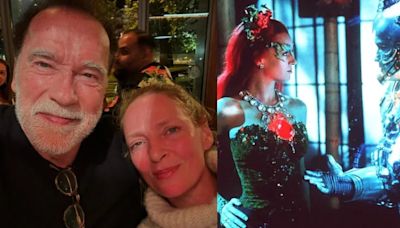 Arnold Schwarzenegger y Uma Thurman tuvieron un reencuentro a 30 años de “Batman y Robin”