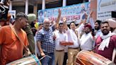 AAP leaders, workers erupt in celebrations over bypoll victory