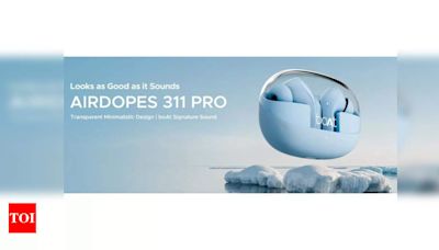 Boat Airdopes 311 Pro TWS with transparent design launched, priced at Rs 1,199 - Times of India