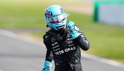 George Russell claims British Grand Prix pole ahead of Lewis Hamilton and Lando Norris in home one-two-three