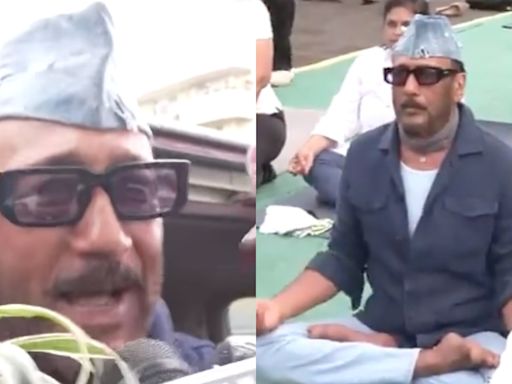 Jackie Shroff tells paparazzi ‘saans pe dhyan rakh’ on International Yoga Day; Shilpa Shetty, Kiara Advani, Kangana Ranaut show their favourite asanas