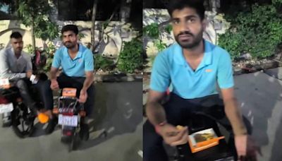 Ola food delivery partner caught eating customer’s food, says ’karte raho jo karna hai’: Viral video | Today News
