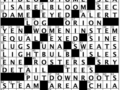 Off the Grid: Sally breaks down USA TODAY's daily crossword puzzle, Flowery Language