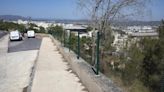 Desaparece todo el vallado del mirador de la carretera de Bixquert en Xàtiva