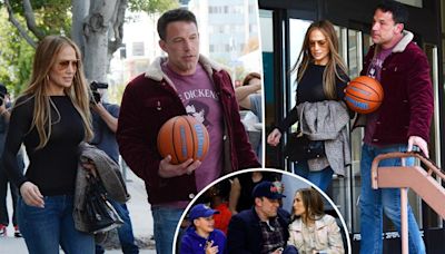 Jennifer Lopez and Ben Affleck both attending his son’s basketball game is a ‘good sign’: report