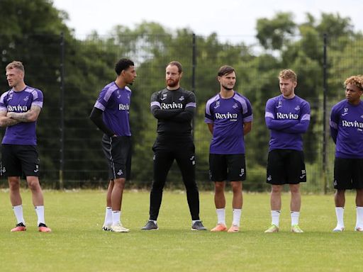 What just happened in Swansea City's behind-closed-doors friendly against Swindon Town