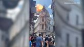 VIDEO: Bird narrowly misses fire-breathing dragon at Universal