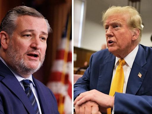 'Pathetic' Ted Cruz Blasted for Defending Donald Trump Amid Hush Money Trial: 'A Political Smear Job'