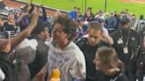Mets fan gets removed by security after causing hot dogs to rain at Citi Field