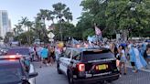 Copa América 2024: los argentinos celebran en Miami otro multitudinario banderazo en Estados Unidos