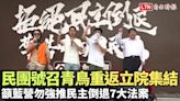 民團號召青鳥重返立院集結 籲藍營勿強推民主倒退7大法案 - 自由電子報影音頻道