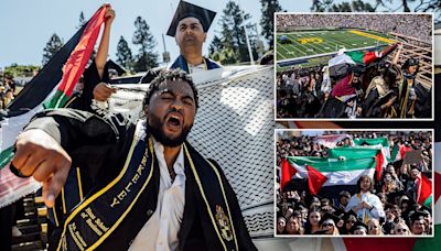 University of California-Berkeley grads disrupt commencement with anti-Israel protests