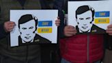 Protestos pela libertação de Mikheil Saakashvili na Geórgia