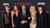 Patrick Dempsey Poses with All Three Kids and Wife Jillian on “Ferrari ”Red Carpet