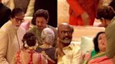 Ambani Wedding: Shah Rukh Khan Touches Amitabh Bachchan-Jaya Bachchan's Feet; Greets Rajinikanth With Folded Hands- Watch