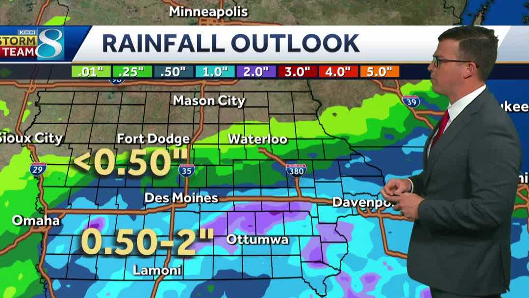 Iowa weather: More rain chances this week