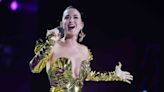 Katy Perry's Coronation Concert Gown Is Giving '80s Prom Queen