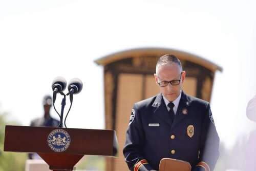 Fallen state trooper honored at memorial | Times News Online