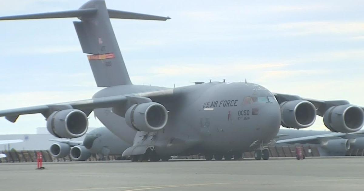 Fleet of military aircraft from Oklahoma evacuated to Sacramento due to weather